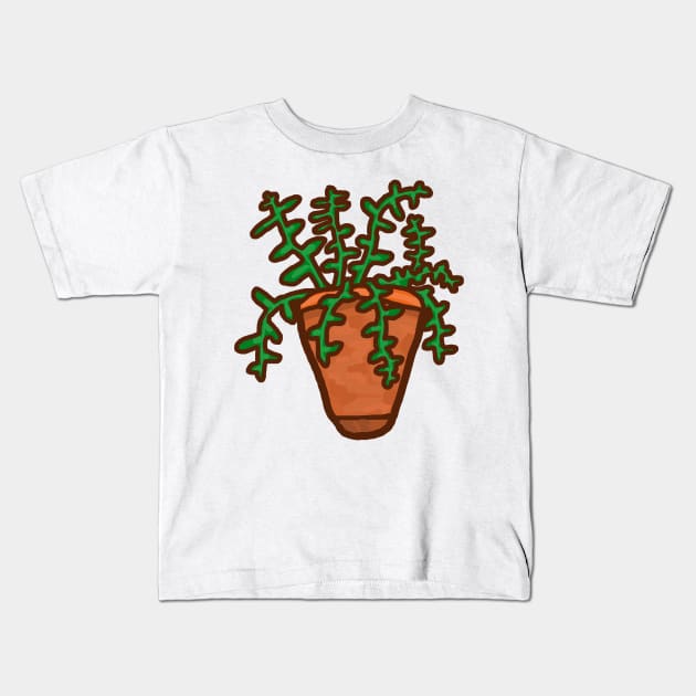 Ric Rac Cactus Kids T-Shirt by Dialon25